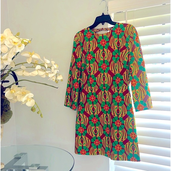 La DoubleJ Mini Dress, Reversible with 1970 inspired Size M - Picture 3 of 7